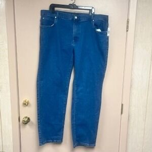 Banana Republic Mens Slim Fit Blue Jeans 40x33 NWT Cotton Blend Stretch Denim